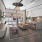 resident lounge and kitchen area overlooking pool