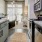 ample counter space in beautiful kitchen open to living room